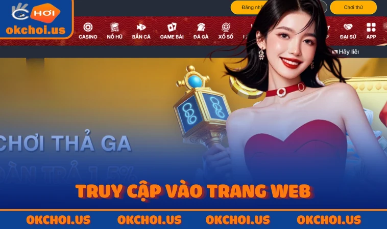 Truy cập vào trang web